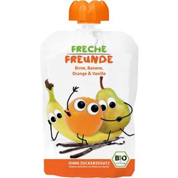 Freche Freunde BIO Kapsička Hruška, banán, pomaranč s vanilkou 100 g (4260249140189)