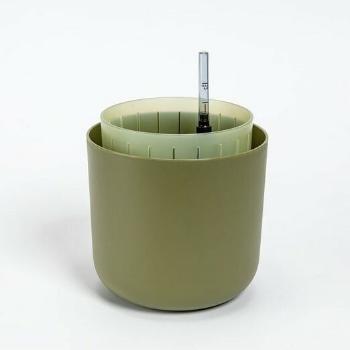 Plastia Samozavlažovací kvetináč Tolita Air zelená, pr. 19 cm