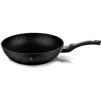 BerlingerHaus WOK Panvica s mramorovým povrchom 28 cm Black Rose Collection BH-1638