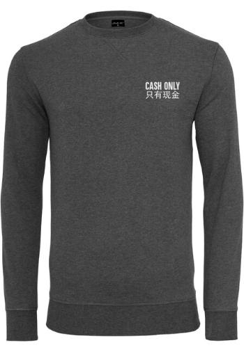 Mr. Tee Cash Only Crewneck charcoal - S