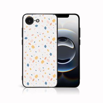 MY ART Ochranný kryt pre Apple iPhone 16e ORANGE TERRAZZO (165)