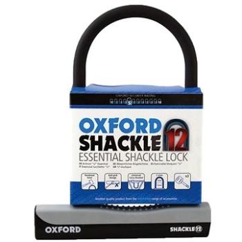 OXFORD Zámok U profil Shackle 12, (sivý/čierny, 245 × 190 mm, priemer čapu 12 mm) (M005-181)