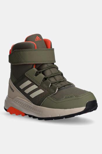 Detské topánky adidas TERREX TERREX TRAILMAKER HIGH C.RDY zelená farba, ID1144