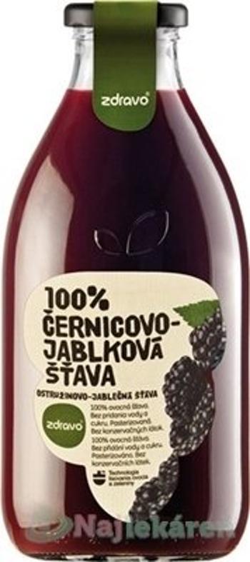 Zdravo 100% ČERNICOVO-JABLKOVÁ ŠŤAVA  0,75 l