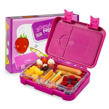 Klarstein junior Lunchbox, 6 priehradiek, 21,3 x 15 x 4,5 cm, bez BPA