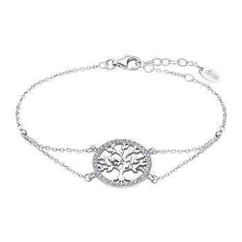 Lotus Silver Nežný strieborný náramok Strom života s čírymi zirkónmi LP1746-2 / 1