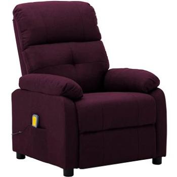Shumee polohovacie fialové textil, 3073819