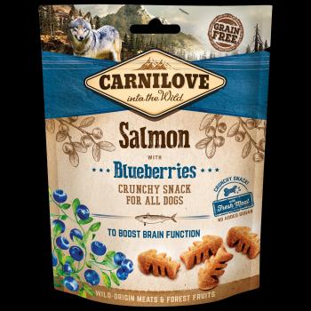 CARNILOVE Dog Crunchy Snack Losos s čučoriedkami s čerstvým mäsom 200 g