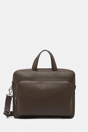 Taška Calvin Klein hnedá farba, LV04D3012G