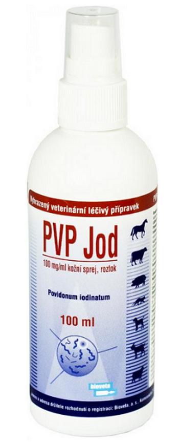 PVP Jod spray na povrchovú dezinfekciu kože zvierat v sprejovej forme 100ml