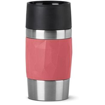 Tefal Cestovný hrnček 0,3 l COMPACT MUG červený/nehrdzavejúca oceľ N2160410