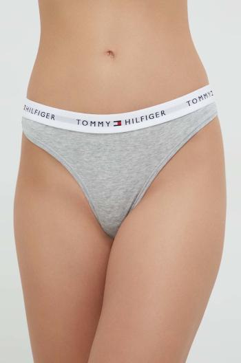 Tangá Tommy Hilfiger šedá farba,,UW0UW03835