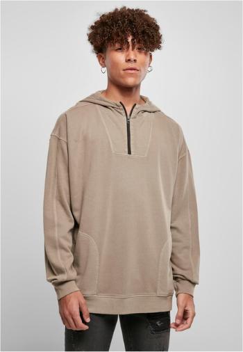 Urban Classics Overdyed Camp Hoody darkkhaki - L