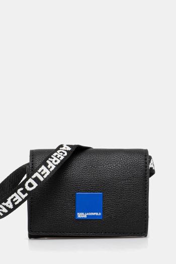 Kabelka Karl Lagerfeld Jeans čierna farba, A3W32057