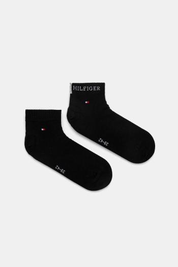 Ponožky Tommy Hilfiger 2-pak pánske, čierna farba, 701232466
