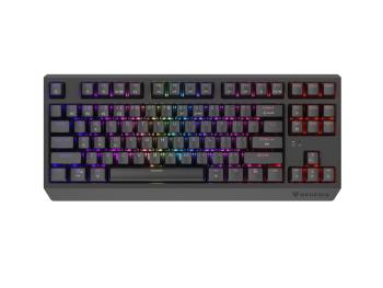 GENESIS herná klávesnica THOR 230/TKL/RGB/Outemu Silent Lemon/Bezdrôtová USB + Bluetooth/US layout/Č