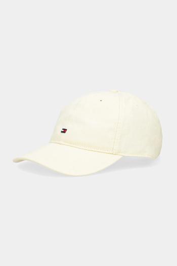 Bavlnená šiltovka Tommy Hilfiger žltá farba, AM0AM13426