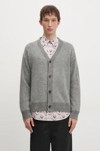 Kardigán Paul Smith pánsky, šedá farba, M1R-245Z-P02584