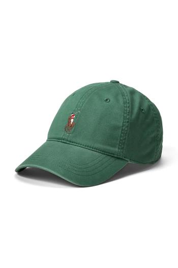 Bavlnená šiltovka Polo Ralph Lauren béžová farba, jednofarebná, 710960726