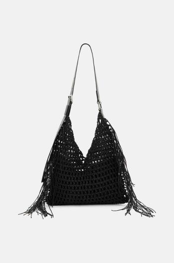 Kabelka AllSaints SABINE SHOULDER BAG čierna farba, W080XA