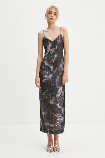 Šaty Moschino Jeans maxi, rovný strih, A0448 8738