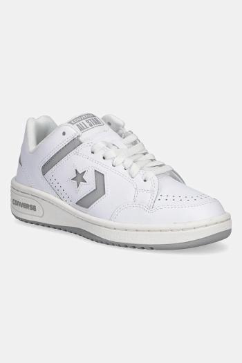 Kožené tenisky Converse Weapon biela farba, A11461C