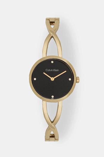 Hodinky Calvin Klein dámske, zlatá farba, 25100059