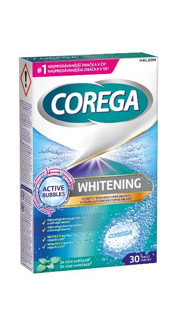 Corega Tabs Whitening čisticí tablety 30 ks