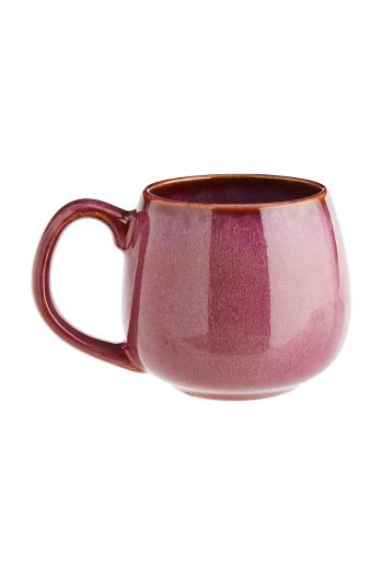 Hrnček Madam Stoltz 400 ml ružová farba