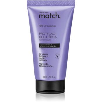 Match. Blonde Care obnovujúca bezoplachová maska pre blond vlasy 150 ml