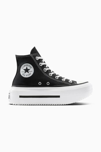 Tenisky Converse Chuck Taylor All Star Lift Double Stack čierna farba, A12975C