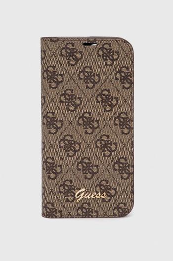 Puzdro na mobil Guess iPhone 14 Pro Max 6,7'' hnedá farba