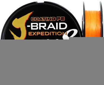 Daiwa splietaná šnúra j-braid expedition x8e smash orange 300 m - 0,24 mm 22,2 kg