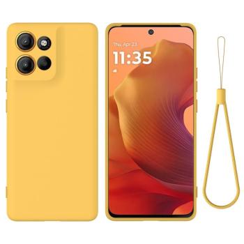 RUBBER Ochranný kryt pre Motorola Moto G15 / G15 Power žltý