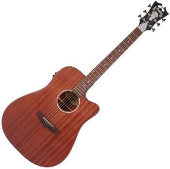 D'Angelico Premier Bowery LS Natural Mahogany Satin Elektroakustická gitara Dreadnought