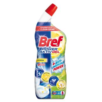 BREF Power Aktív gél WC čistič Lemon 700 ml, poškodený obal