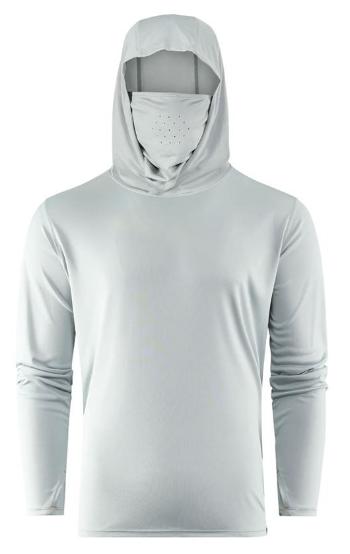 Grundéns tričko tough sun masked hoodie iceberg - xl