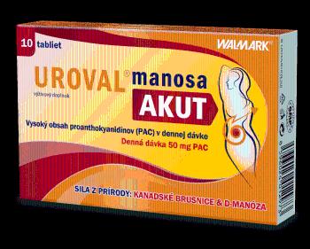 WALMARK Uroval Manosa Akut 10 tabliet