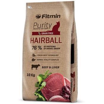 Fitmin Purity Cat Hairball s čerstvým hovädzím pre dlhosrsté mačky 10 kg (8595237013463)