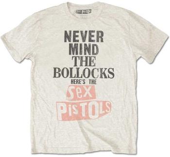 Sex Pistols Tričko Bollocks Distressed Unisex Natural M