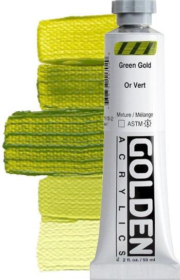 Golden Artist Colors Heavy Body Akrylová farba Green Gold 59 ml 1 ks