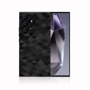 MY ART Ochranný kryt pre Samsung Galaxy S24 Ultra 5G BLACK TRIANGLES (232)