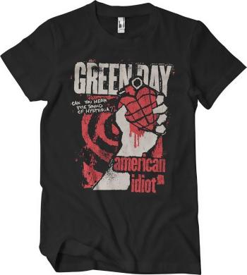 Green Day Tričko American Idiot Spiral Arm Unisex Black S
