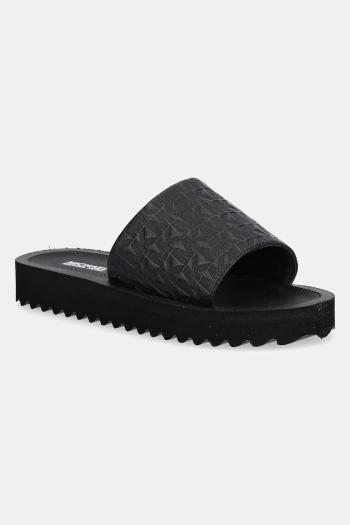 Šľapky Michael Kors TEAGAN MERRICK čierna farba, MK01372001