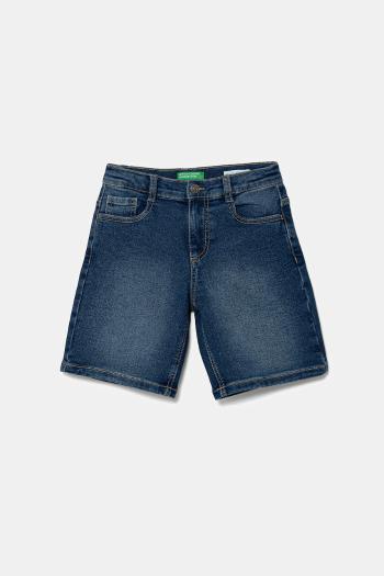 Detské rifľové krátke nohavice United Colors of Benetton nastaviteľný pás 44LGC9048
