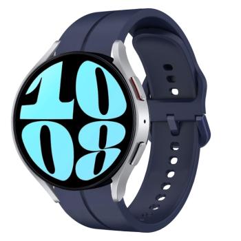 SILICONE Remienok pre Samsung Galaxy Watch6 Classic (47mm / 43mm) a Watch6 (44mm / 40mm) tmavomodrý