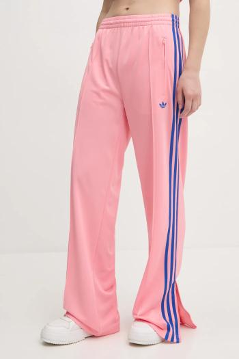 Tepláky adidas Originals Firebird ružová farba, s nášivkou, JP2312