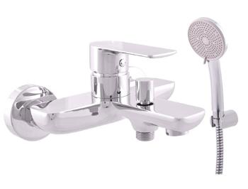 Vaňová batéria RAV Slezák VLTAVA so sprchovacím setom 150 mm chróm VT454.5/1