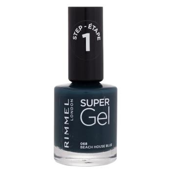 RIMMEL LONDON Super Gél lak na nechty Step1 068 Beach House Blue 12 ml