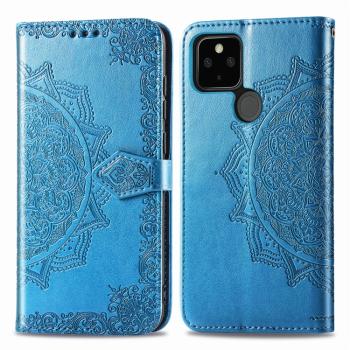 ART Peňaženkový kryt Google Pixel 4a 5G ORNAMENT modrý